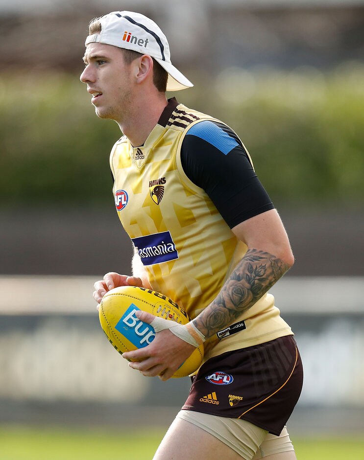 AFL 2016 Training - Hawthorn 050516 MELBOURNE, AUSTRALIA - MAY 5: Kaiden Brand of the Hawks in action during the Hawthorn Hawks training session at the Ricoh Centre in Melbourne on May 5, 2016. (Photo by Michael Willson/AFL Media)